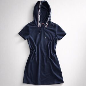 Tommy Hilfiger Black Hoodie with Red Accents